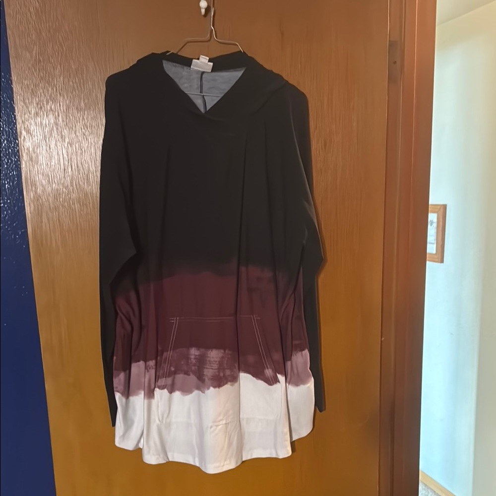 LuLaRoe Black and Gray Hoodie